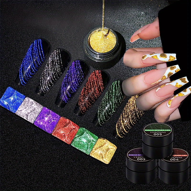 Copolymer Line - جل سبايدر مكون من 6 ألوان،