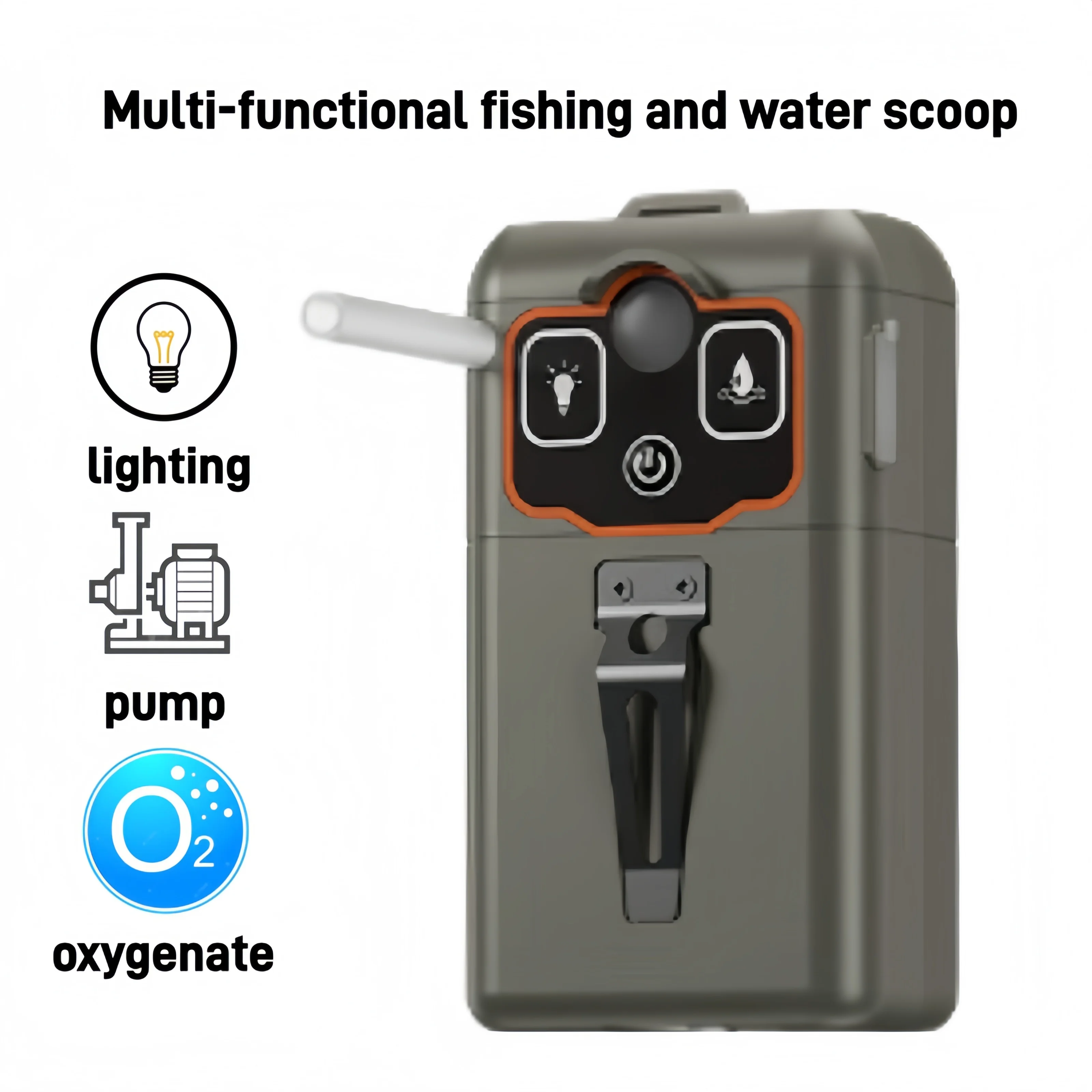 Fishing Line Dispenser - مضخة مياه كهربائية محمولة قابلة لإعادة