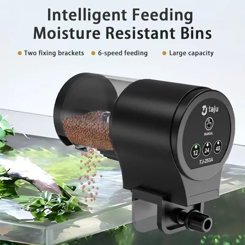 Fishing Line Dispenser - خزان الأسماك التلقائي المغذية الغذاء موزع