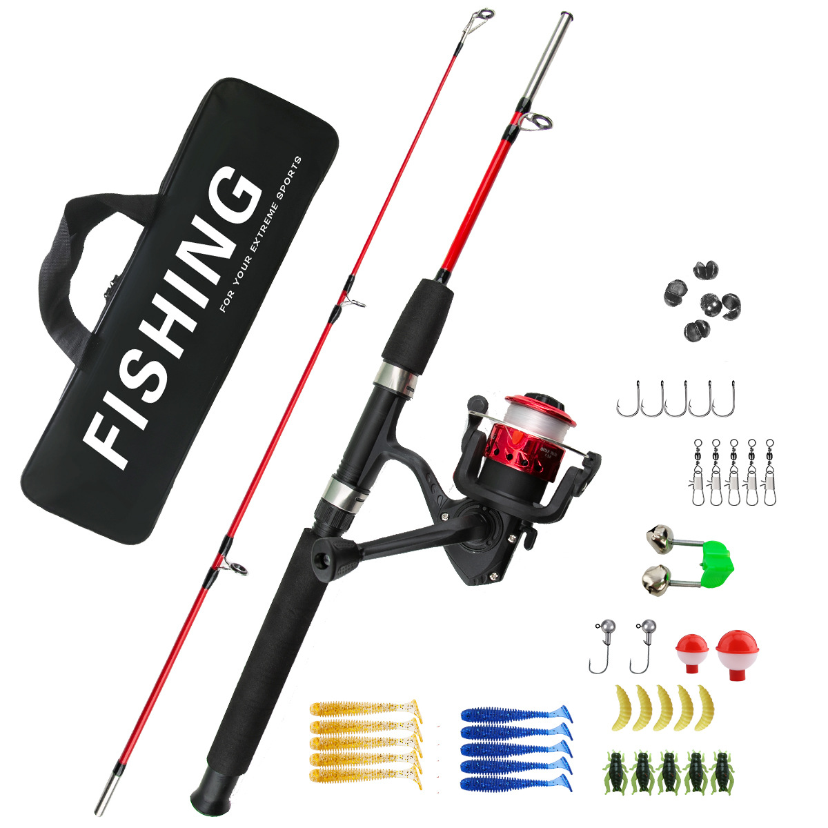 طقم صيد الأسماك على الجليد من  - مراجعة Ice Fishing Line وسعره