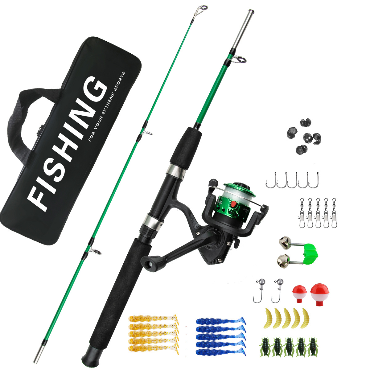 طقم صيد الأسماك على الجليد من  - مراجعة Ice Fishing Line وسعره