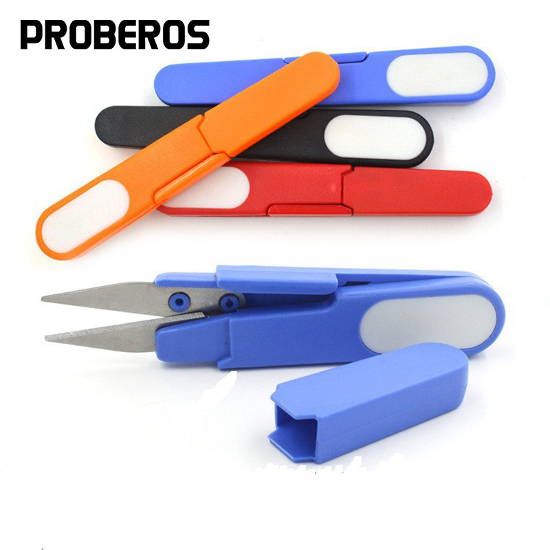 U شكل مقص صيد صغير مع غطاء مقب - مراجعة Fishing Line Cutter وسعره