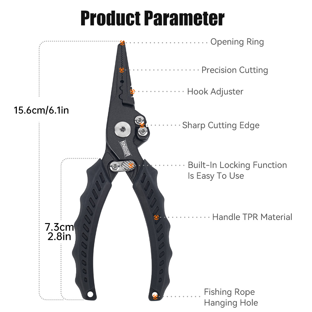 المملكة كماشة الصيد متعددة الو - مراجعة Fishing Line Cutter وسعره