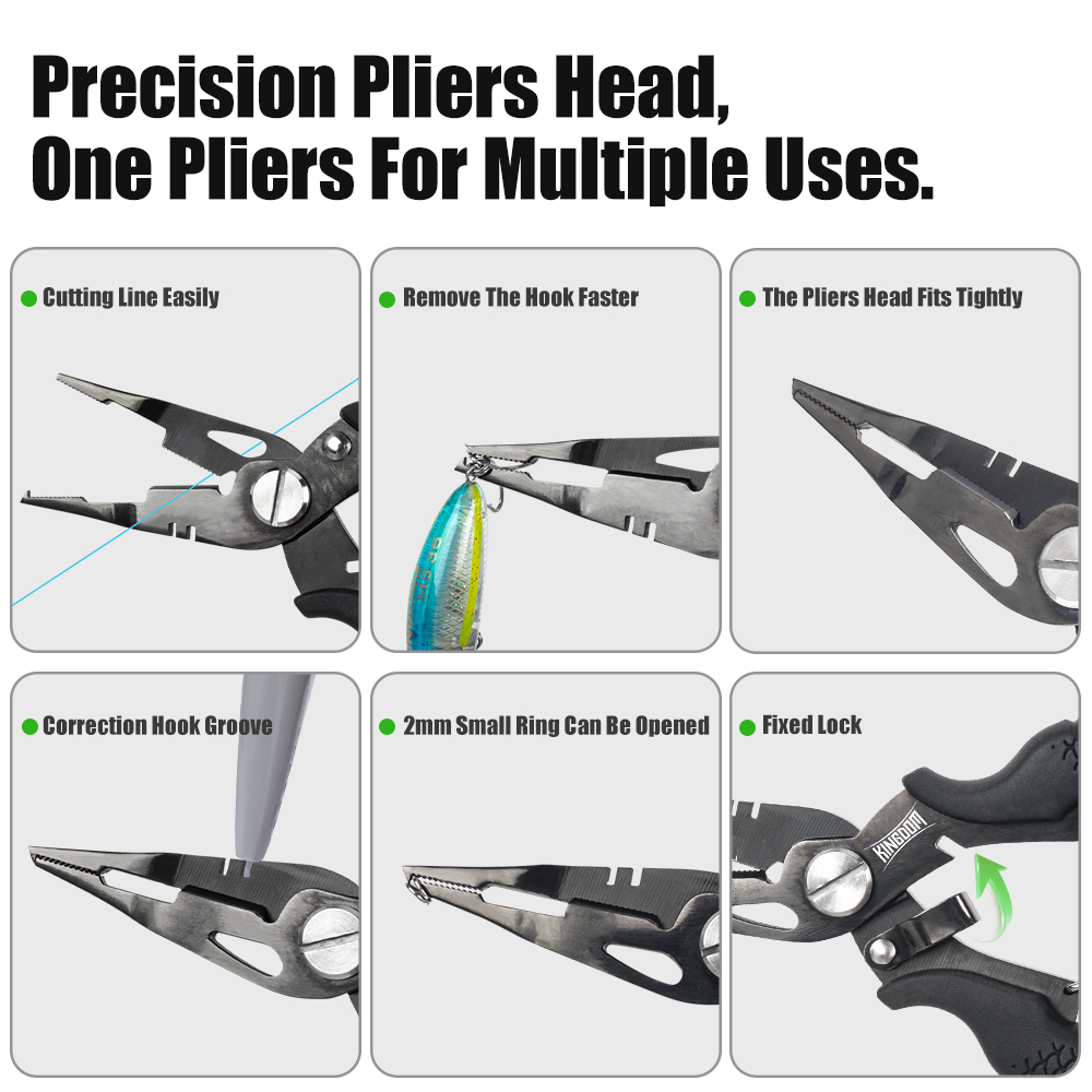 المملكة كماشة الصيد متعددة الو - مراجعة Fishing Line Cutter وسعره