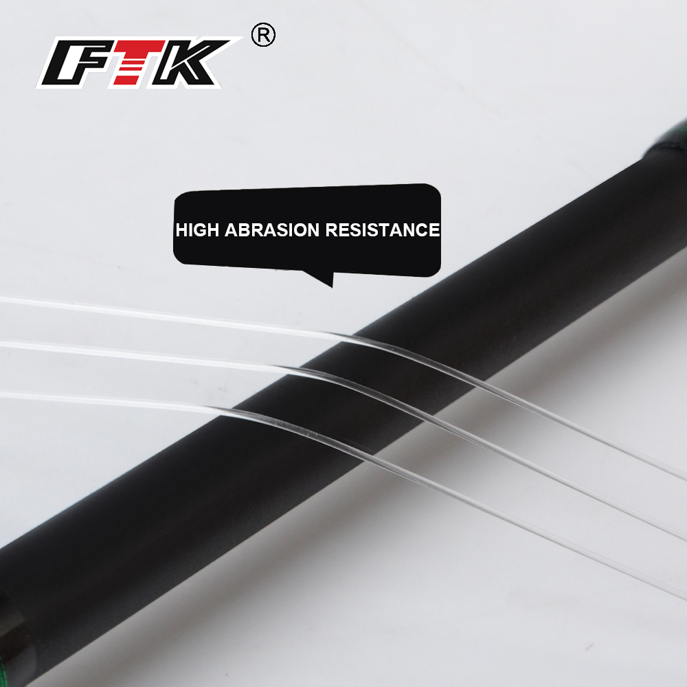 FTK 100 متر الفلوروكربون خيط ص - مراجعة Fluorocarbon Line وسعره