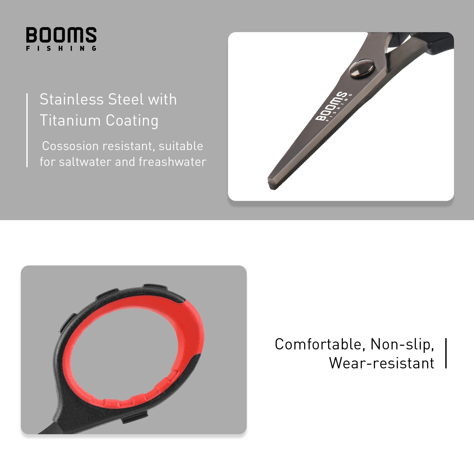 مقصات أسلاك جديلة S05 من Boms  - مراجعة Fishing Line Cutter وسعره