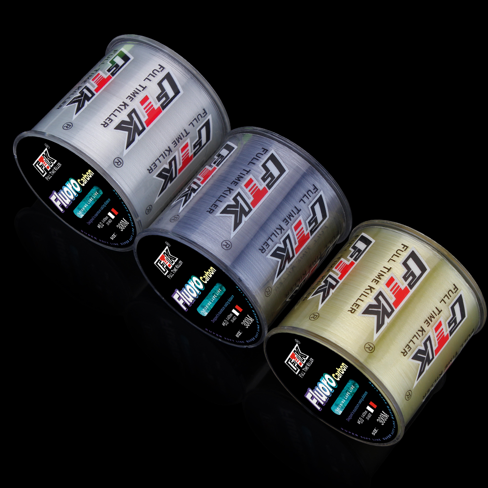FTK خيط صنارة الصيد 300 متر/50 - مراجعة Fluorocarbon Line وسعره