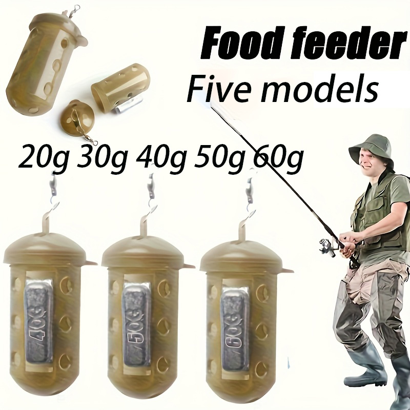 قفص طعم صيد أسطواني، بفتحات ته - مراجعة Fishing Line Dispenser وسعره