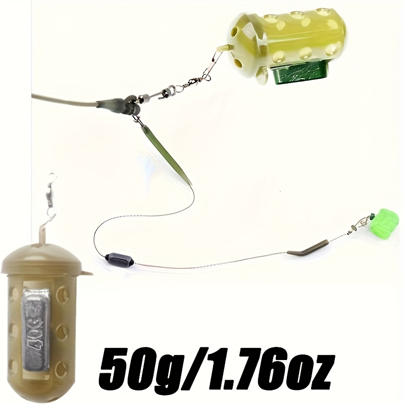 قفص طعم صيد أسطواني، بفتحات ته - مراجعة Fishing Line Dispenser وسعره