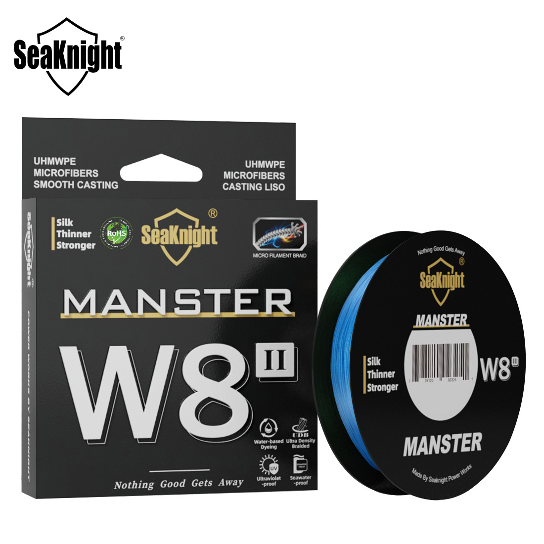 خيط صيد SeaKnight W8 II بطول 3 - مراجعة Ice Fishing Line وسعره