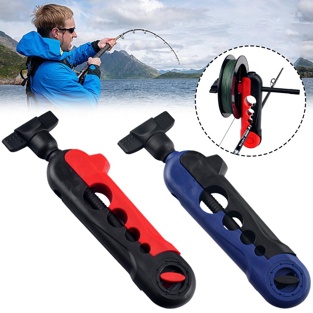 أداة لف خيط الصيد المحمولة، حا - مراجعة Fishing Line Dispenser وسعره
