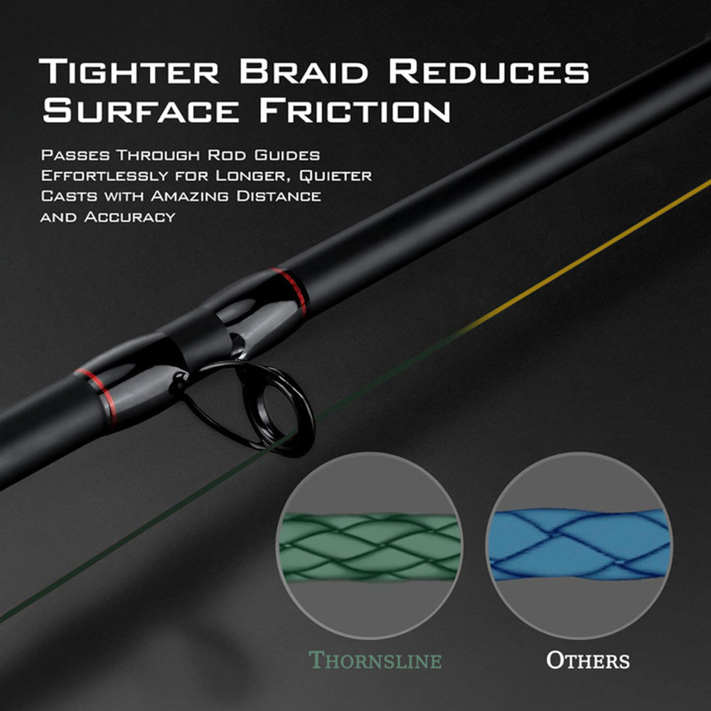 ThornsLine X8 ترقية جديلة خيط  - مراجعة Ice Fishing Line وسعره